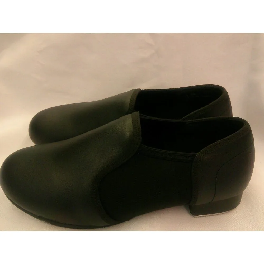 Pre-Owned Dance Tap Shoes Unbranded Kids 4M Slip On Man Made Full Sole